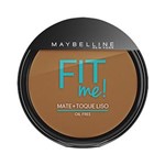 Ficha técnica e caractérísticas do produto Maybelline Pó Compacto Mate + Toque Liso Fit Me! Cor 300 Escuro Original