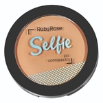 Ficha técnica e caractérísticas do produto Pó Compacto Selfie Bege Claro 02 - Ruby Rose HB72282