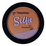 Ficha técnica e caractérísticas do produto Pó Compacto Selfie Chocolate Escuro 17 - Ruby Rose