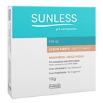 Pó Compacto Sunless com FPS 50 Sunless Bege Medio