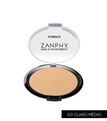 Ficha técnica e caractérísticas do produto Pó Compacto Zanphy 003 Claro Médio - Zanphy Makeup