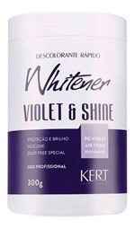 Ficha técnica e caractérísticas do produto Pó Descolorante Whitener Violet & Shine 300g Kert