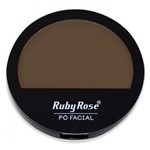 Ficha técnica e caractérísticas do produto Pó Facial Escuro Ruby Rose PC21 - HB-7206