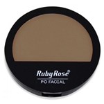 Ficha técnica e caractérísticas do produto Pó Facial Escuro Ruby Rose PC16 - HB-7206