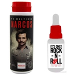 Ficha técnica e caractérísticas do produto Pó Talco Multiuso Narcos + Óleo de Barba The Rolling Stones 30ml - Don Alcides