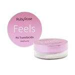 Ficha técnica e caractérísticas do produto Pó Translúcido Feels Matificante 8,5g - Ruby Rose