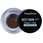 Ficha técnica e caractérísticas do produto Pomada para Sobrancelha Best Brow Ruby Rose Sombra para Sobrancelha Dark