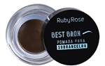 Ficha técnica e caractérísticas do produto Pomada para Sobrancelha Ruby Rose Best Brow Gel - DARK