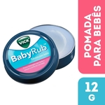Ficha técnica e caractérísticas do produto Pomada Vick Baby Rub Calmante para Bebês 12g