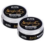 Ficha técnica e caractérísticas do produto Pomadas Modeladoras Efeito Molhado Brilho Black Barts® Single Ron