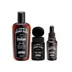 Ficha técnica e caractérísticas do produto Ponto 9 Johnnie Black Shampoo 3x1 + Beard Oil + Snow Flakes