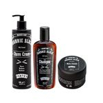 Ficha técnica e caractérísticas do produto Ponto 9 Johnnie Black Shave Cream + Sh.3x1+ Matte Pomade 55g