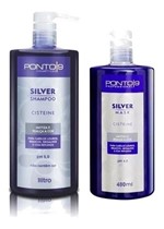 Ficha técnica e caractérísticas do produto Ponto 9 Linha Silver Shampoo 1000ml + Máscara 480ml