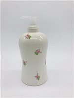Ficha técnica e caractérísticas do produto Porta Alcool e Gel Porcelana Mini Rosas