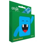 Estojo Porta Dente de Leite Album Dental Azul - Angie