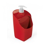 Ficha técnica e caractérísticas do produto Porta Detergente Liquido Dispenser Vermelho - Uz