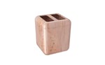 Ficha técnica e caractérísticas do produto Porta Escova Cube Coza 8,5 X 8,5 X 10,5 Cm