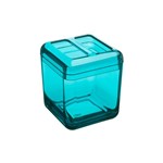 Ficha técnica e caractérísticas do produto Porta Escova Cube Verde Coza - Brinox