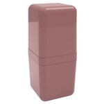 Ficha técnica e caractérísticas do produto Porta Escova de Dente com Tampa Coza Cube 20877/0481 – Rosa Malva