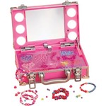 Ficha técnica e caractérísticas do produto Porta Miçangas com Luzes Barbie - Fun