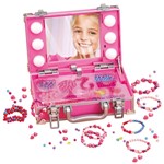 Ficha técnica e caractérísticas do produto Porta Miçangas com Luzes - Barbie - Fun