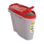 Ficha técnica e caractérísticas do produto Porta Ração Dispenser Home Plast Pet 1,5L Vermelho