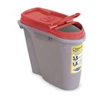 Ficha técnica e caractérísticas do produto Porta Ração Dispenser Home Plast Pet 3,5L Vermelho