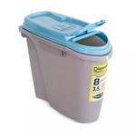 Ficha técnica e caractérísticas do produto Porta Ração Dispenser Home Plast Pet 8L Azul