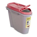 Ficha técnica e caractérísticas do produto Porta Ração Dispenser Home Plast Pet 8L Vermelho