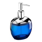 Ficha técnica e caractérísticas do produto Porta Sabonete Líquido 300Ml Spoom Classic Azul - Incolor