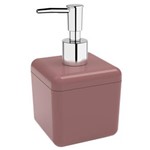 Ficha técnica e caractérísticas do produto Porta Sabonete Líquido Coza Cube 20878/0481– Rosa Malva