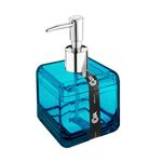 Ficha técnica e caractérísticas do produto Porta Sabonete Líquido Cube 330 ml Verde Coza