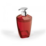 Ficha técnica e caractérísticas do produto Porta Sabonete Liquido Vermelho Acrilico Banheiro - Uz