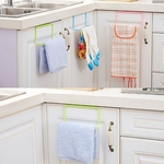 Ficha técnica e caractérísticas do produto Porta traseira gancho banheiro prateleira toalha de cozinha