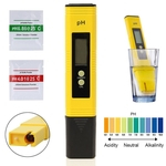 Portátil Digital LCD Caneta Monitor Aquário Piscina Água Vinho Urina PH Medidor Tester