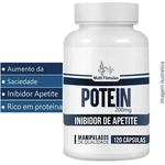 Ficha técnica e caractérísticas do produto Potein 200mg 120 cápsulas - Inibidor de Apetite
