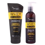 Power Whey Fit Cream Yenzah - Kit Shampoo + Leave-In Kit