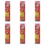 Ficha técnica e caractérísticas do produto Powerdent The Simpsons + 8 Anos com Protetor Escova Dental - Kit com 06