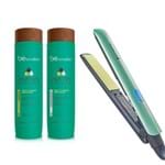 Ficha técnica e caractérísticas do produto Prancha Shine Therapy 2x Remington + Kit Shampoo e Condicionador Nutrah | Bivolt
