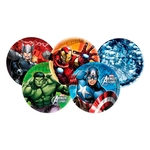 Ficha técnica e caractérísticas do produto Prato 8 Unidades - Avengers Animated - Regina Festas