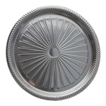 Ficha técnica e caractérísticas do produto Prato Metalizado Prata B50 268 X 26mm Neoform