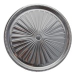 Ficha técnica e caractérísticas do produto Prato Metalizado Prata B60 328 X 26mm Neoform