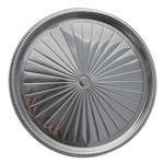 Ficha técnica e caractérísticas do produto Prato Metalizado Prata B80 367 X 26mm Neoform