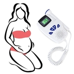 Ficha técnica e caractérísticas do produto Pregnant Ultrasonic Heart Rate Monitor Pocket Fetal Doppler