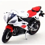Ficha técnica e caractérísticas do produto Presente para 1pc bebê 1:18 11,5 centímetros Ducati Yamaha YZF-R6 corridas ciclo da motocicleta de plástico modelo de liga de crianças brinquedo do menino criativo
