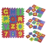 Ficha técnica e caractérísticas do produto Presente Toy 36pcs Beb¨¦ Crian?a N¨²mero enigma do alfabeto Foam Matem¨¢tica Educacional