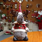 Ficha técnica e caractérísticas do produto Presentes Elk Natal da boneca Brinquedos Xmas Ornamento dos cervos Macio Stuffed Pillow brinquedo de pel¨²cia
