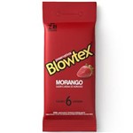 Ficha técnica e caractérísticas do produto Preservativo Blowtex Action Aromatizado Morango 6 Unidades