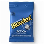 Ficha técnica e caractérísticas do produto Preservativo Blowtex Action Texturizado com 3 Unidades
