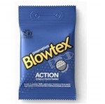 Ficha técnica e caractérísticas do produto Preservativo Blowtex Action Texturizado - 3 Unidades